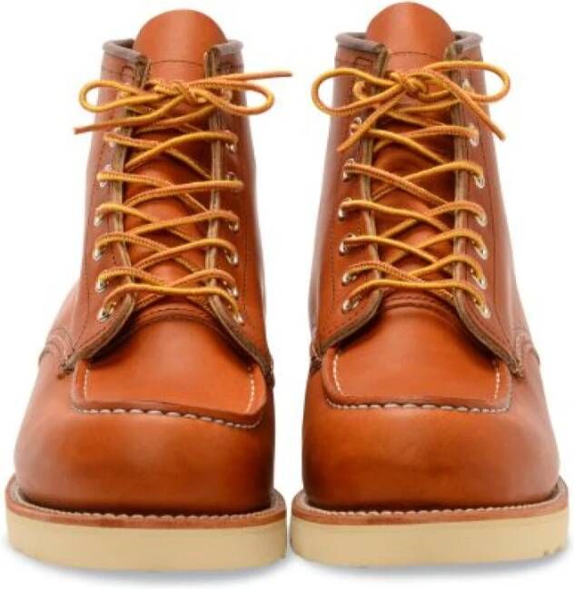 Red Wing Shoes Klassieke Moc Stijl Oro Legacy Leer Brown Heren