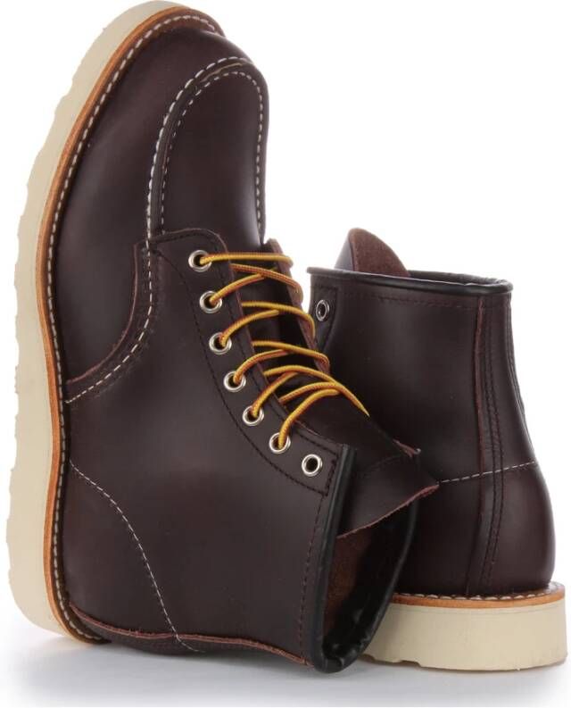 Red Wing Shoes Klassieke Moc Toe Enkellaarzen Brown Heren