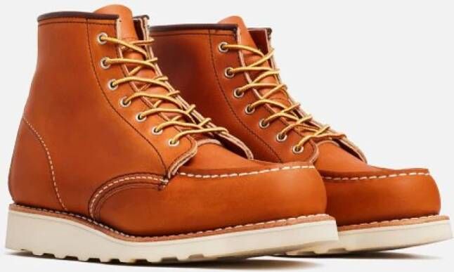Red Wing Shoes Lace-up Boots Brown Dames