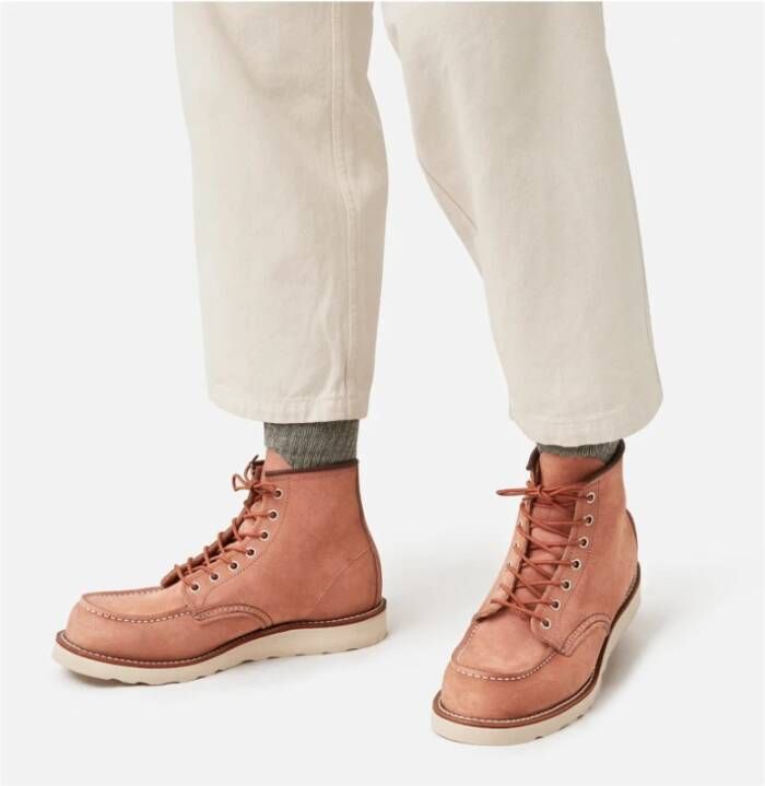 Red Wing Shoes Lace-up Boots Pink Heren
