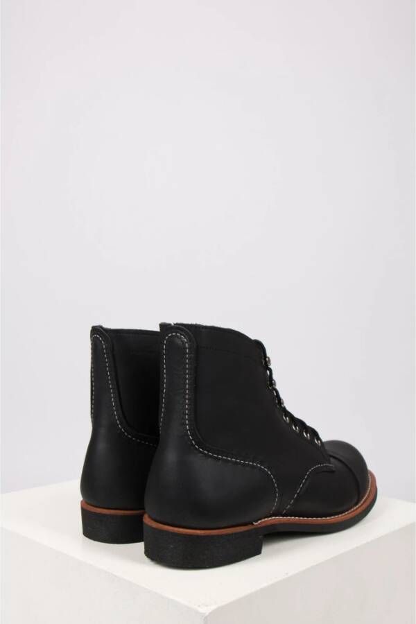 Red Wing Shoes Lace-up Boots Zwart Heren