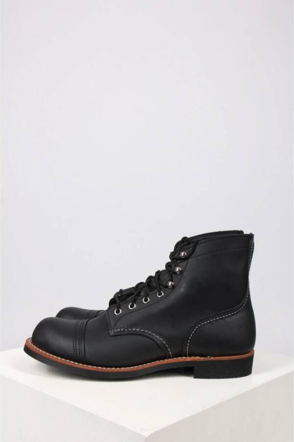 Red Wing Shoes Lace-up Boots Zwart Heren