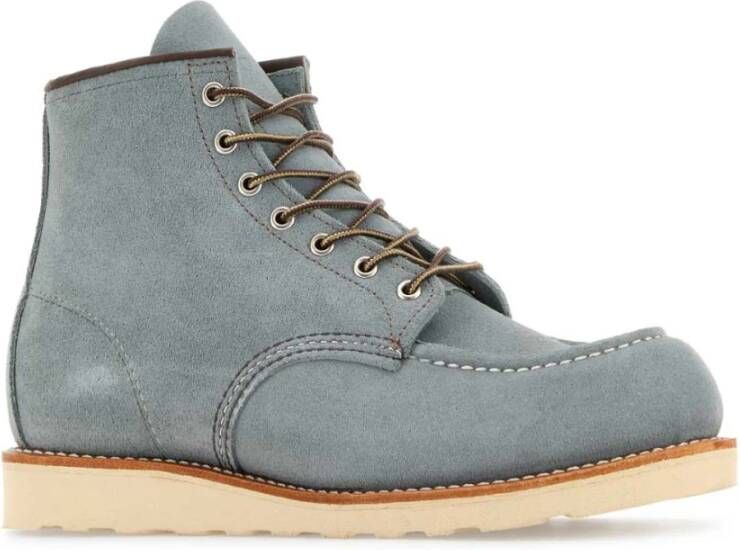 Red Wing Shoes Lichtblauwe Suède Enkellaarsjes