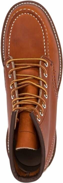Red Wing Shoes Platte Schoenen in Rode Kleur Brown Heren
