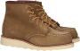 Red Wing Shoes Klassieke Moc Olijf Leren Laars Green Dames - Thumbnail 4