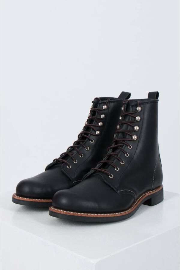 Red Wing Shoes Silversmith Laced Boots Zwart Dames