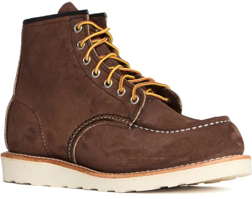 Red Wing Shoes Suède enkellaarzen met Vibram-zool