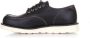 Red Wing Shoes Suede Moc Oxford Rubberen Zool Schoen Black Heren - Thumbnail 3