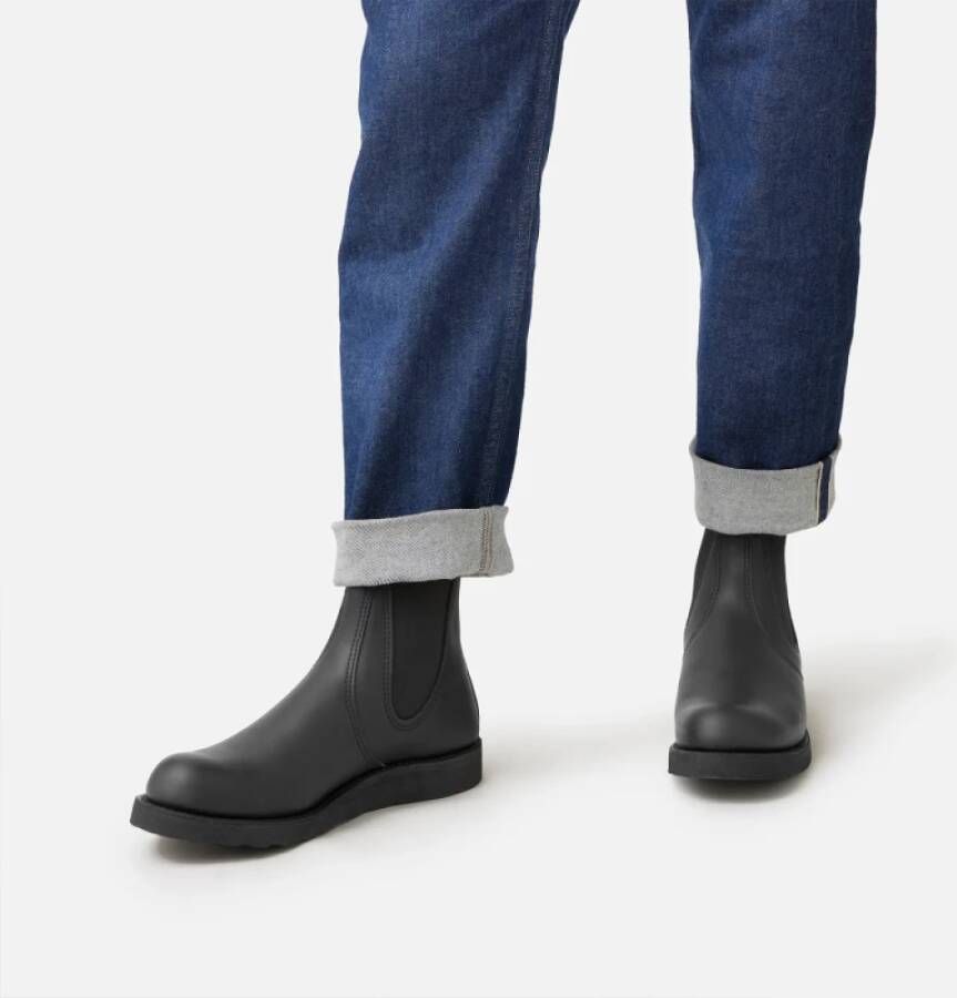 Red Wing Shoes Zwarte Chelsea Boots Klassieke Stijl