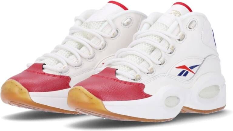 Reebok Basketbalschoen voor heren Question Mid Krijt vector Rood vector Blauw Multicolor Heren