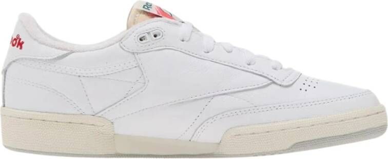 Reebok Club C 85 Vintage Sneakers Wit Krijt Vector Rood-40 White Heren