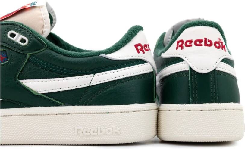 Reebok Club C Revenge Vintage Sneakers Donkergroen Krijt Neon Cherry-40 Green Heren