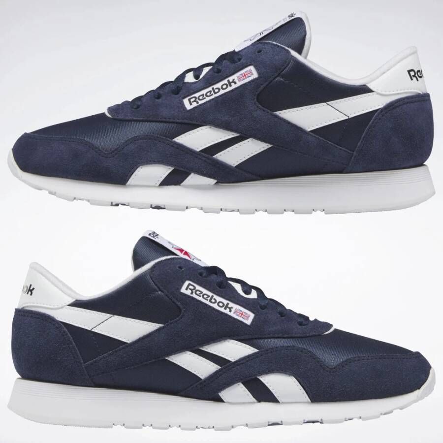Reebok Retro Classic Nylon Sneakers Blue Heren