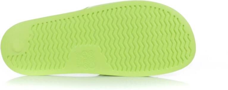 Reebok Klassieke Slide Herenslippers Neon Lime wit