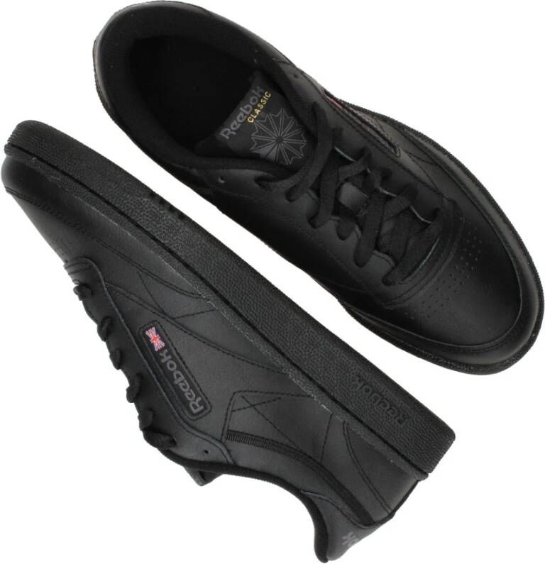 Reebok Retro Zwarte Sneaker met Stevige Zool Black Heren