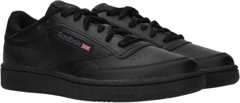 Reebok Retro Zwarte Sneaker met Stevige Zool Black Heren