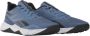 Reebok Training NFX trainer fitness schoenen blauw zwart wit - Thumbnail 4