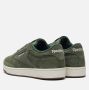 Reebok Classics Club C 85 leren sneakers olijfgroen ecru - Thumbnail 4