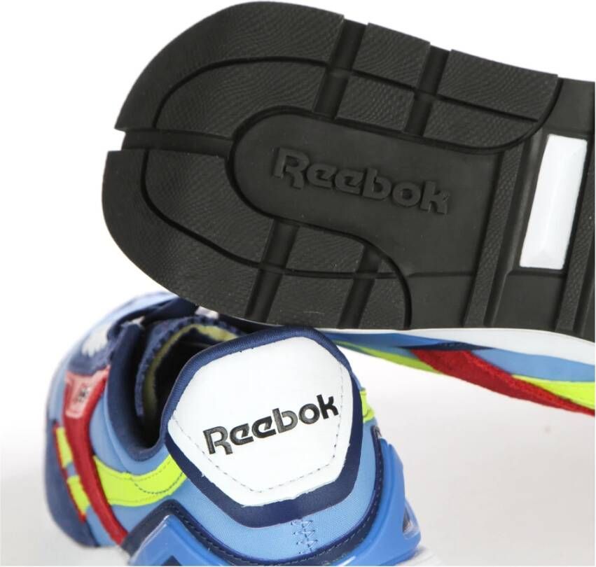 Reebok Vintage Lage Sneaker Blauw Geel Batik