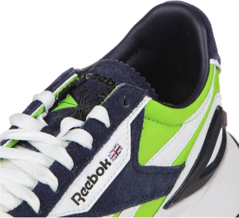 Reebok Vintage Lage Sneaker Groen Blauw Wit Multicolor Heren