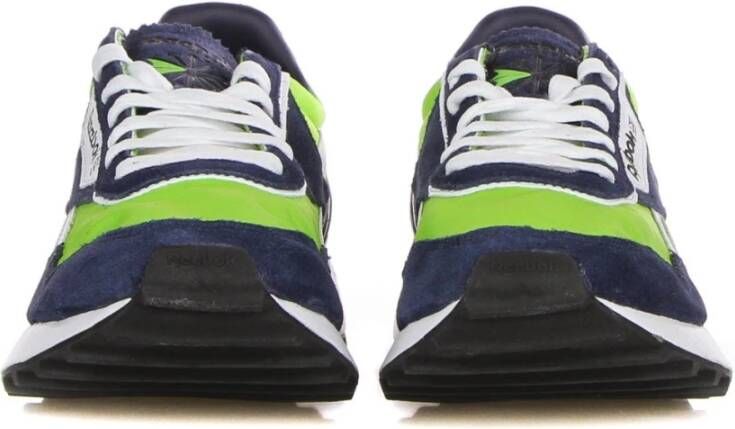 Reebok Vintage Lage Sneaker Groen Blauw Wit Multicolor Heren