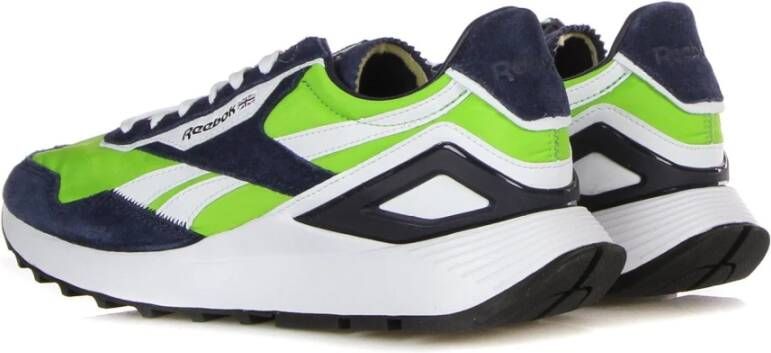 Reebok Vintage Lage Sneaker Groen Blauw Wit Multicolor Heren