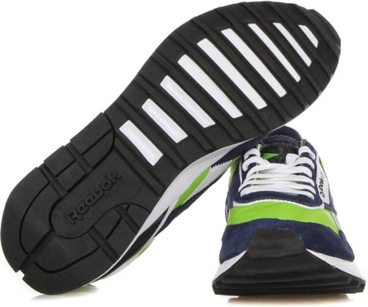 Reebok Vintage Lage Sneaker Groen Blauw Wit Multicolor Heren