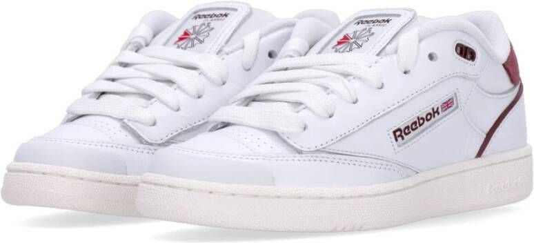 Reebok Witte Leren Lage Sneakers White Heren