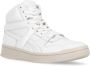 Reebok Witte Leren Sneakers Ronde Neus Logo White Heren - Thumbnail 5