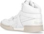 Reebok Witte Leren Sneakers Ronde Neus Logo White Heren - Thumbnail 6