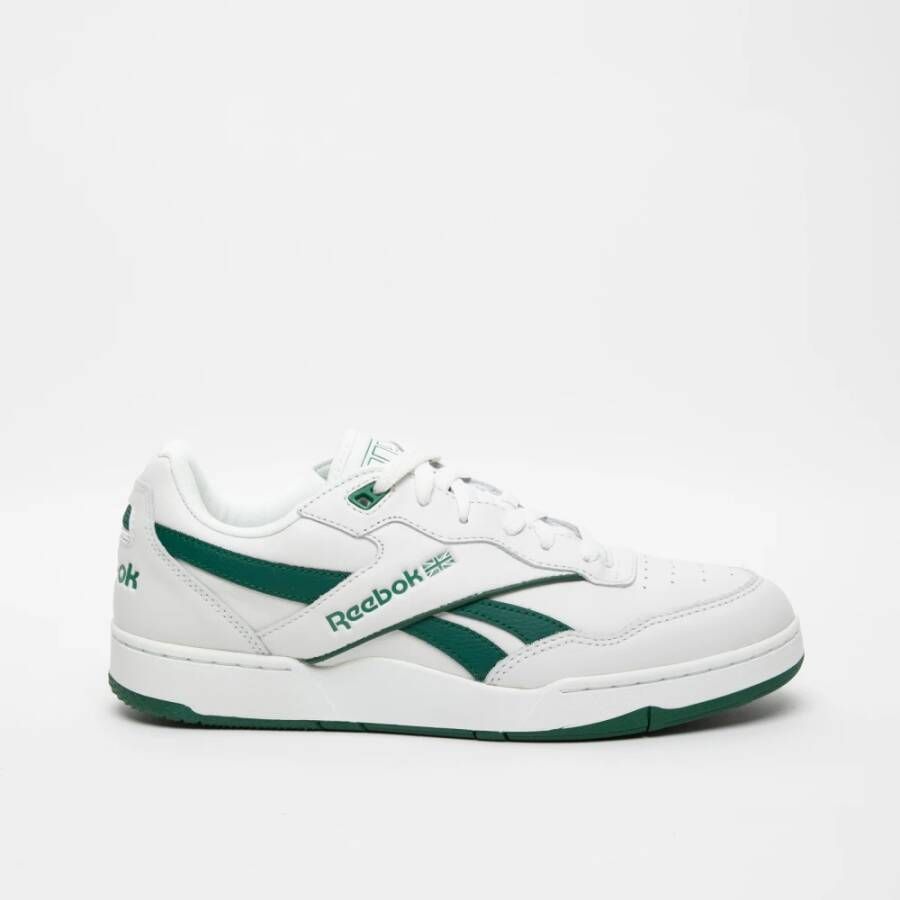 Reebok Witte Veterschoenen met Groene Details White Heren