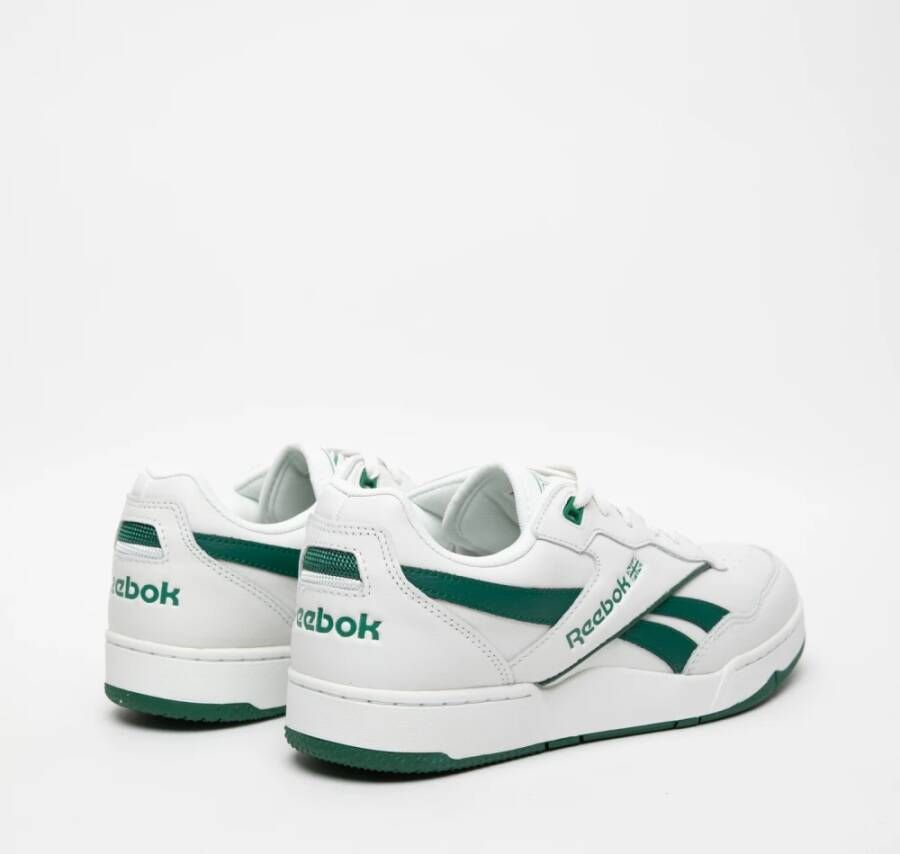 Reebok Witte Veterschoenen met Groene Details White Heren