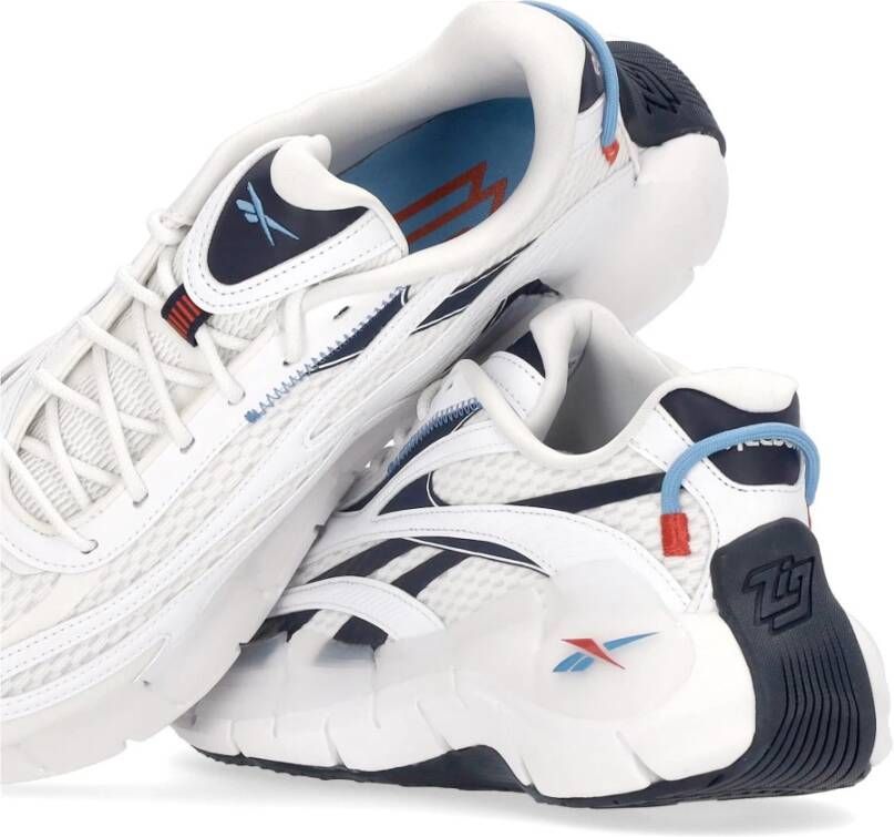 Reebok Zig Kinetica 2.5 Essential Blauw Heren Lage Schoen Schoeisel While vector Navy White Heren