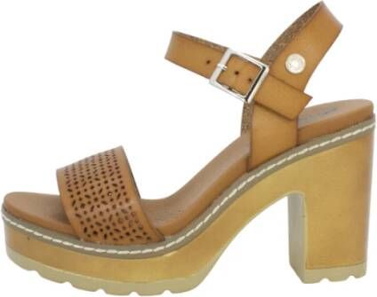 Refresh High Heel Sandals Beige Dames