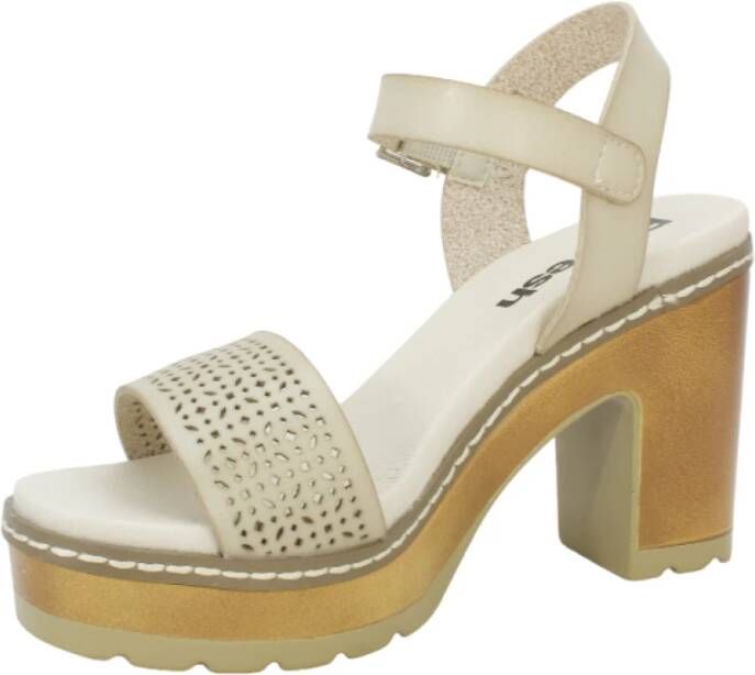 Refresh High Heel Sandals Beige Dames