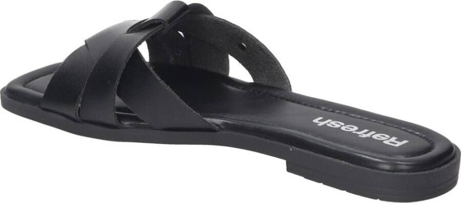 Refresh Modieuze Jonge Sandalen Black Dames