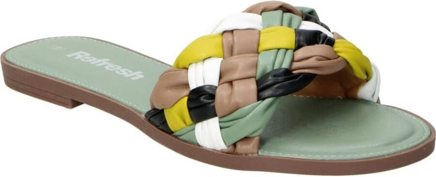 Refresh Sandalen Groen Dames