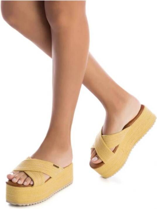 Refresh Elegante Wedges voor Moderne Vrouwen Beige Dames