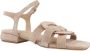 Regarde le Ciel Stijlvolle Platte Sandalen voor Vrouwen Beige Dames - Thumbnail 7