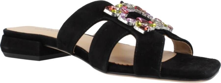 Regarde le Ciel Flip Flops Black Dames