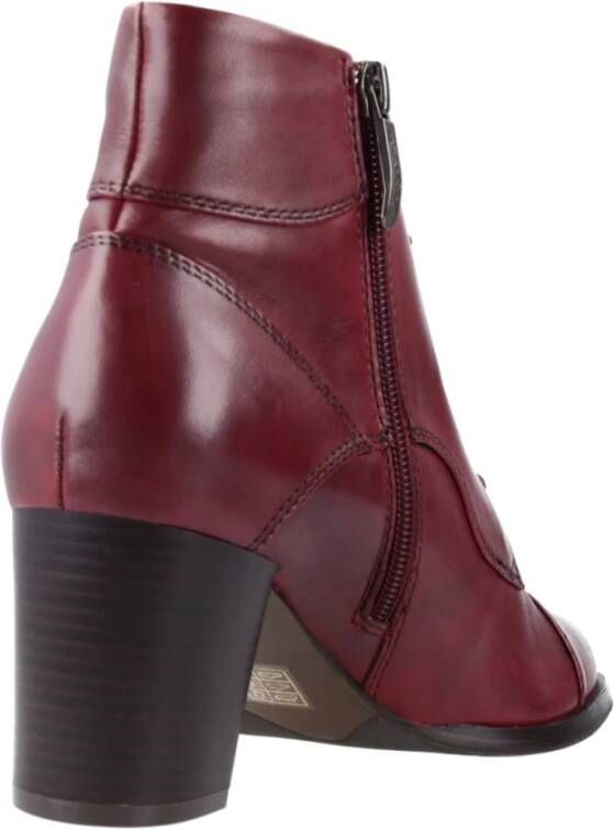 Regarde le Ciel Heeled Boots Red Dames