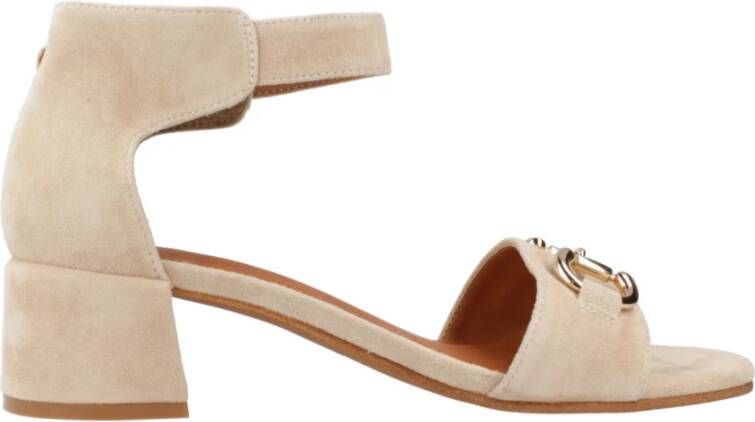 Regarde le Ciel High Heel Sandals Beige Dames