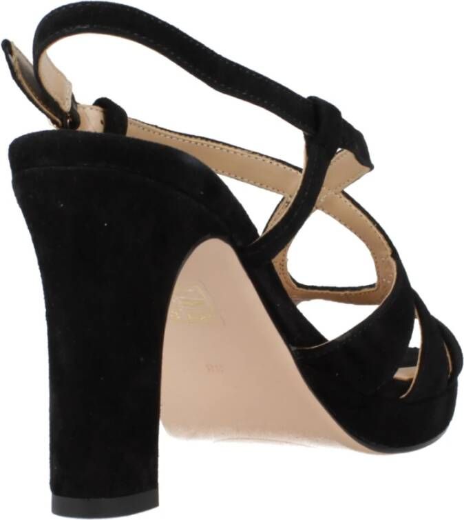 Regarde le Ciel High Heel Sandals Black Dames