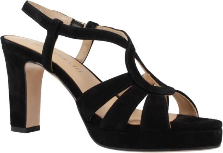 Regarde le Ciel High Heel Sandals Black Dames