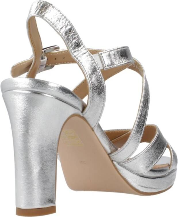 Regarde le Ciel High Heel Sandals Gray Dames