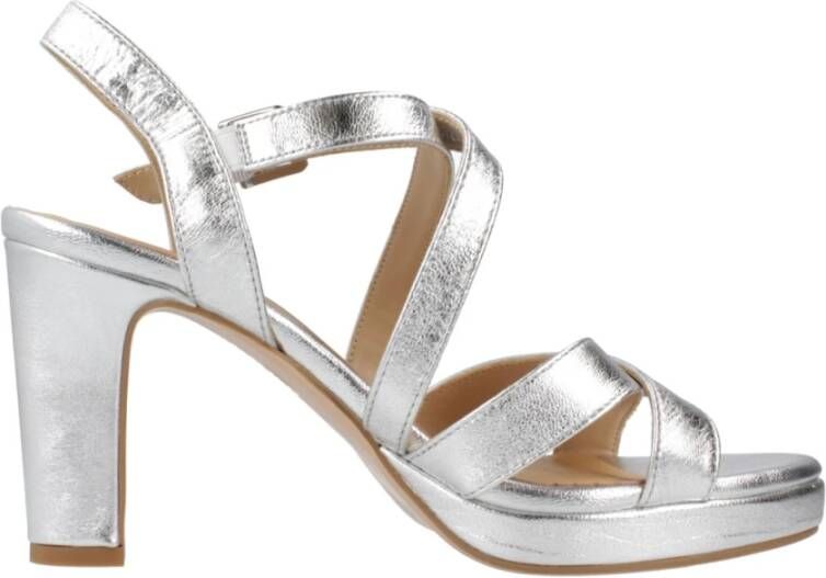 Regarde le Ciel High Heel Sandals Gray Dames