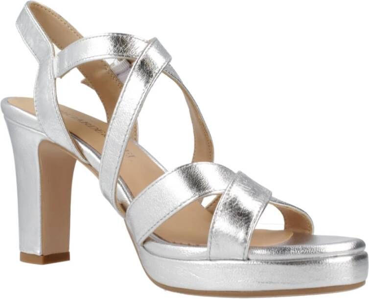 Regarde le Ciel High Heel Sandals Gray Dames