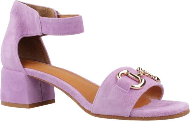 Regarde le Ciel High Heel Sandals Purple Dames