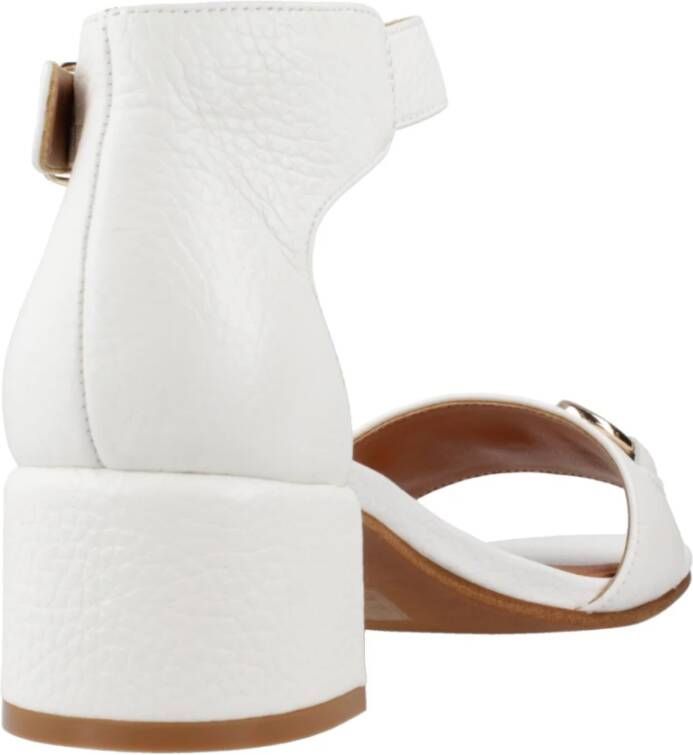 Regarde le Ciel High Heel Sandals White Dames