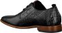 Rehab Heren Croco Leren Schoenen Black Heren - Thumbnail 3